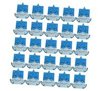 SAFIGLE Boîtes à Dragées en Papier Bleu Motif Requin 25 Pièces, Petites Boîtes à Bonbons pour Shower et Anniversaire Garçon, Coffrets Présents Légers et Sûrs pour Fête Garçon et Filles