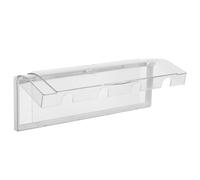 SAFIGLE Boîtier Étanche Ultra-Fin pour Prise 4 Ports Protection Adhésive Transparente Éclaboussures Cache-Prise Électrique Mural Type 86 Résistant à L’Humidité pour Usage Intérieur et