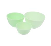 SAFIGLE Bol Mélangeur pour Masque Facial en Silicone Résistant Lot de 3 Pièces Ustensiles pour Soins du Visage Cuisine Maison Polyvalente