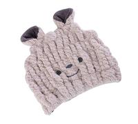 SAFIGLE Bonnet de Bain pour Bébé Taille Garçon et Filles Super Absorbant Séchage Rapide Cheveux Bébé Garçon Fille Usage Quotidien Sourire Crème