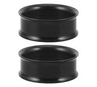 SAFIGLE Bouchons d'Oreille 25 MM en Acier Inoxydable 316 Noir, Lot de 2 Écarteurs Spirale Légers pour Étirement des Lobes et Piercing Unisexes Usage Quotidien