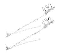 SAFIGLE Boucles d'Oreilles à Clip Mode Faux Diamant Non Perçantes pour Femmes pour Fêtes Élégantes et Lumineuses
