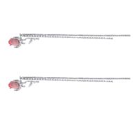 SAFIGLE Boucles D'oreilles Pendantes Rose en Alliage, Design Élégant de Rose, Stables Douleur, Saint-valentin ou Noël
