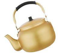 SAFIGLE Bouilloire Aluminium avec Poignée Anti-brûlure Bouilloire Réutilisable pour Thé Chauffage de Vin de Riz Casserole Pratique pour Restaurant et Maison