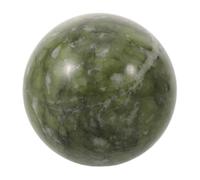 SAFIGLE Boule de Cristal en Jade Naturel 4-5 Cm - Sphère Feng Shui Verte pour Décoration Intérieure, Ornement en Cristal Poli pour Bureau et Salon, Objet Décoratif de Richesse ’abondance
