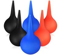 SAFIGLE Boule Poire Auriculaire en Caoutchouc Lot de 6 60Ml Nettoyage Sûr des Oreilles Outils de Lavage Polyvalents Utilisation pour Garçon et Filles et Adultes Surface Antidérapante