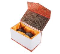 SAFIGLE Boules De Jade Contemplation Massage 2 Pièces Ensemble En Pierre Noire Décorative, Balles De Massage Lisses Et Solides Pour Exercice De Mains, Fitness Santé, Anti-stress Pour Personnes Âgées