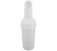 SAFIGLE Bouteille de Sable de Golf pour Voiturette, Fixation sans Perçage | Plastique Blanc, Bouche Élargie et Séparateur Interne, Usage en Parcours, pour Joueurs Occasionnels et Pros