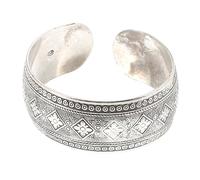 SAFIGLE Bracelet Cuff Femme Style Rétro Sculpté Ouvert Ajustable Large Bangle Pour Sorties Quotidiennes Et Fêtes