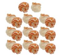 SAFIGLE Breloques Popcorn Miniature Factice 20 Pcs Chocolat et Blanc, Perles Pvc Résistantes pour Création Bijoux Diy, Décorations Fête et Accessoires Photo Popcorn, Charms pour