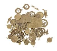 SAFIGLE Breloques Vintage à Thème Horloge en Alliage pour Fabrication de Bijoux Diy, Faciles à Utiliser Ranger, pour Bracelets et Boucles D'oreilles