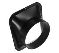 SAFIGLE Bride de Connecteur Carré pour Conduit Air Adaptateur Plastique Abs Résistant Haute Pression Raccordement Ventilation pour Système Chauffage et Extraction Accessoire Noir pour
