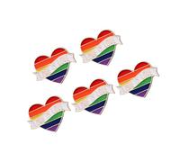 SAFIGLE Broche Arc-en-ciel 5pcs En Alliage Accessoire De Mode Pour Lgbtq Pour Événements Et Coloré Présent Pour Et Famille