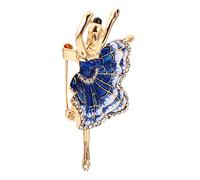 SAFIGLE Broche De Danseuse De Ballet En Alliage Et Broche Élégante Accessoire De Mode Design Chic Pour Femmes Décoration De Costumes Style Délicat