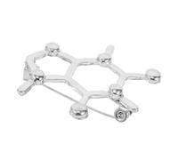 SAFIGLE Broche De Structure Moléculaire Pour De Chimie Épingle Élégante Pour Vêtements Parfait Pour Étudiants Et Enseignants Sciences