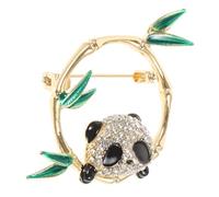 SAFIGLE Broche Panda Cartoon Épingle Adorable pour Vêtements et Sacs à Dos Accessoire Décoratif Pratique et Durable pour Chapeaux et Écharpes