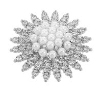 SAFIGLE Broche Perles Élégante Pour Femmes Épingle Polyvalente Pour Écharpes Et Châles Accessoire Chic Pour Pulls Et Vêtements Automne Hiver