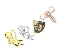 SAFIGLE Broches En Métal Organes Humains Lot De 4 Broches Utérus Épingle à Revers Pour Femmes Décoration Vêtements Paquet Accessoires