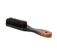 SAFIGLE Brosse à Barbe Avec Poils De Sanglier Peigne à Barbe Pour Homme Brosse De Soin Bois Outil De Coiffage Portable Démêle Et Entretient