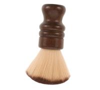 SAFIGLE Brosse à Raser de Salon de Coiffure Grosse Taille Multifonctionnelle pour Coiffeurs Professionnels et Particuliers Nettoyage Cheveux Coupés Couleur Café