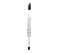 SAFIGLE Brosse à Sourcils Double Manche avec Tête Plate et Inclinée Outil Multifonction pour Séparer Cils et Dessiner Sourcils Maquillage Portable
