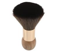 SAFIGLE Brosse de Barbier en Bois avec Poils Doux Petite Brosse de Nettoyage pour Cou et Visage Accessoire Professionnel pour Salon de Coiffure et Usage Domestique pour Éliminer les