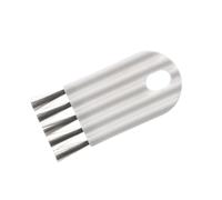SAFIGLE Brosse de Nettoyage Blanche pour Couvercle de Tasse, Petite Brosse Multifonction pour Rainures et Bouchons de Bouteille, Outil de Nettoyage Précis Cuisine et Salle de Bain,