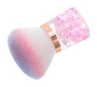 SAFIGLE Brosse Dépoussiéreuse pour Ongles Outil de Nettoyage pour Enlever la Poussière Brosse à Poudre Portable pour Manucure UV et Maquillage