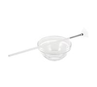 SAFIGLE Brosse Pour Masque Facial 2 Pièces Grand Format En Nylon Et Bois, Applicateur De Soin De Peau Précis, Outils De Beauté Pour Masque Et Sérum Adaptés Au Visage Avec Bol En Verre