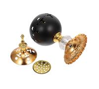 SAFIGLE Brûleur Parfum Fer Ajouré Décoratif Ornement Métal Élégant pour Maison Brûle-Parfum Aromathérapie Compact et Esthétique