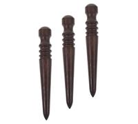 SAFIGLE Brunissoir à Bords en Bois Naturel 3pcs pour Polissage Précis et Lissage des Bords, Outil pour Créations de Maroquinerie DIY et Projets Cuir Végétal