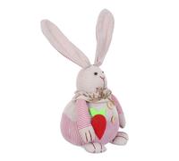 SAFIGLE Butoir de Porte de Lapin Mignon sans Perçage, Protection Stable Anti-collision pour Bureau et Fête de Printemps, Matériau Tissu et Coton Opp
