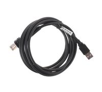 SAFIGLE Câble USB et Plug and Play Noir 2 Mètres pour Scanner de Codes-Barres Portable Compatible avec Applications D'inventaire et Points de Vente