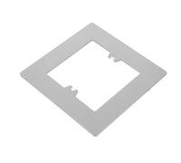 SAFIGLE Cache-prise Mural sans Vis pour Décoration Plaque de Finition Étanche et Rebouche Trou Mural pour Interrupteur et Prise Gris Type Facile à Installer et Réparer les Espaces