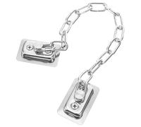 SAFIGLE Cadenas Antivol Verrou de Sécurité en Acier Inoxydable Argenté, Protège la Vie Privée, Empêche les Visiteurs Indésirables, sans Perçage, pour Fenêtres et Portes, Chambres Privées