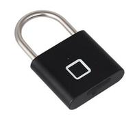 SAFIGLE Cadenas Digitale Portable Étanche Alliage Aluminium Verrouillage Multifonction pour Portes Extérieures Casiers et Entrepôts Serrure Électronique Antirouille Noire