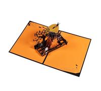 SAFIGLE Carte de Vœux Citrouille Faite à Main 3d, Célébration Halloween | Papier, Cartes D'invitation Prêtes à Écrire, Motifs Nets et Relief Soigné, pour t Invités