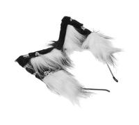 SAFIGLE Cat Ears Headband Plush Kitten Ears Hair Band For Women Fit Halloween Cosplay Party Accessory Lolita Style