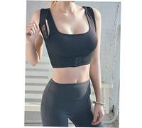 SAFIGLE Ceinture de Redressement Postural Ajustable pour Adulte Correcteur de Noir