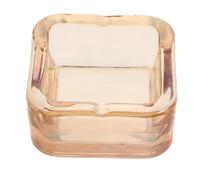 SAFIGLE Cendrier Verre Transparent Style Nordique Moderne Compact et Élégant pour Intérieur et Extérieur Décoratif pour Maison Bureau Voiture et Patio