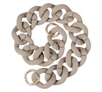 SAFIGLE Chaîne de Remplacement Résine pour Sac à Main Bandoulière Amovible Style Creux DIY Compatible Sac Bandoulière Femme Gris