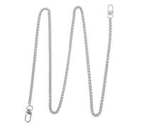 SAFIGLE Chaîne de Sac Métal Argentée Lanière Amovible pour DIY Sac à Main Bandoulière pour Femme Accessoire Fiable pour Personnalisation