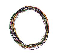 SAFIGLE Chaîne de Taille Femme 10Pcs Perles Colorées Élastique Décoration Plage Bijoux Uniques Taille Ajustable