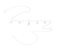 SAFIGLE Chaîne de Ventre Brillante Bijou Ajustable pour Femme avec Pendentif Trèfle Chaîne de Corps pour Plage et Occasions Spéciales