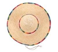 SAFIGLE Chapeau Sombrero Paille Mexicain Accessoire De Fête pour Halloween Et Cinco De Mayo Diamentre pour Garçon Fille Et Adultes
