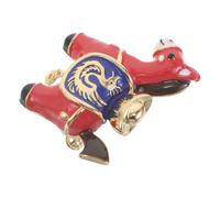 SAFIGLE Cheval Émaillée Rouge pour Fête du Printemps, Épinglette Petite Taille en Métal Léger, Accessoire Bijou pour Robe ou Manteau, Présent Feng Shui pour Femme 2026