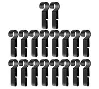 SAFIGLE Clip pour Lampe Frontale de Casque de Chantier en Plastique Résistant, Lot de 20 Pièces, Fixation Antidérapante pour Lampe Frontale, Accessoire Léger pour Cyclisme et Randonnée en