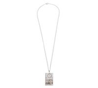 SAFIGLE Collier Cou Homme Acier Inoxydable avec Pendentif Tarot et Chaîne Plaquée Or Véritable