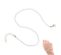 SAFIGLE Collier Femme Coloré en Perles de Riz Simple Bijoux Créatif Style Unique Collier Ras Cou Fêtes et Événements Accessoire Élégant