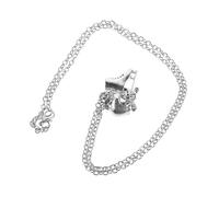 SAFIGLE Collier Patin à Glace Chaîne de Hockey Bijou Sportif pour Femmes Pendentif de Hockey Accessoire de Mode pour Amateurs de Sports de Glace